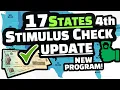 4TH STIMULUS CHECK 17 STATES STIMULUS CHECK UPDATE