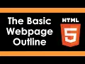 HTML5 - The Base Structure
