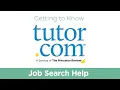 Tutor com Job Search Help