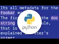 What is the common header format of Python files