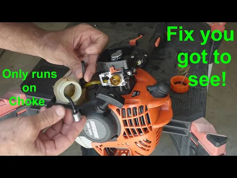 Download MP3 2 Cycle Trimmer Only Runs on Choke | Won't start - How to Diagnose & Fix