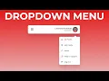 How To Make Custom Dropdown Menu Using HTML CSS JavaScript Toggle Menu For Website