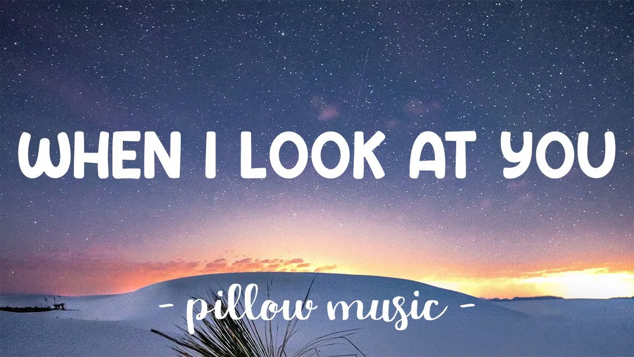 Miley Cyrus - When I Look At You (Lyrics) 🎵