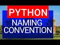 Python tutorials Python Camel Case vs Pascal Case vs Snake Case Python Variable naming