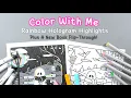 Alcohol Marker Coloring Effects Color With Me Rainbow Hologram Highlights