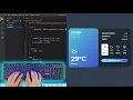 ASMR Programming - Simple Weather App Design Using HTML CSS