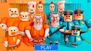1000 PRISIONEROS VS 1000 POLICIAS en BARRY'S PRISON RUN! #roblox