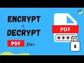 How to Encrypt and Decrypt a PDF file - using Python