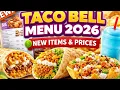 Taco Bell Menu With Prices 2026 New Items Updated Deals Full Food Guide