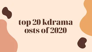 Download ✨ top 20 kdrama osts of 2020!✨ MP3