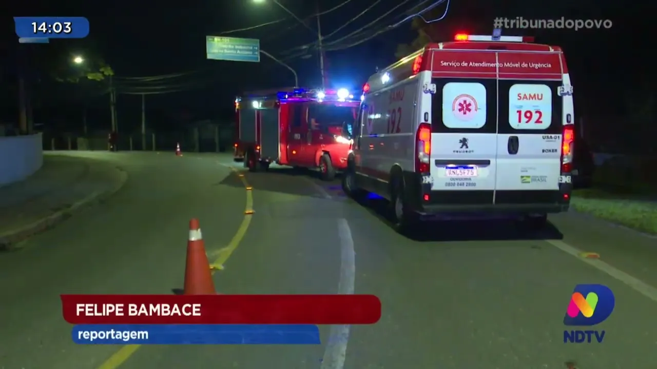 Motorista bate em árvore e é levada em estado grave ao hospital