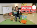 How to Start Toddler and Preschool Circle Time Back-to-School
