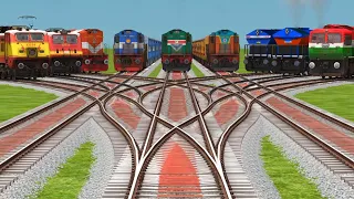 more fast crossing icf utkrisht indian passenger train railways status trains video for toddlers