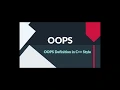Object Oriented Programming IPU Engineering Sem 4 OOPS Definition in C Style