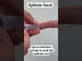 Download Lagu How to remove a splinter #shorts #splinter #splinterhack