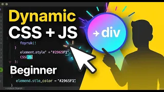 CSS Manipulation with JavaScript Change Styles Dynamically Beginner Tutorial