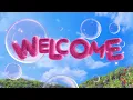 Welcome Wallpaper Background Screensaver bubbles 1 HOUR