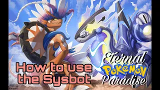 How to use the sysbot