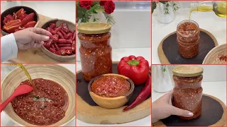 يالا عشان نلحق موسم العظمة ديه هريسة شطة مش هتستغنى عنها خالص فى مطبخك 