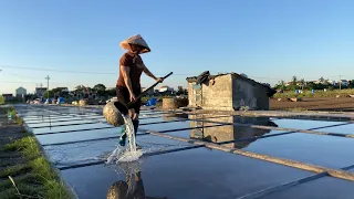 how is salt made from brackish water the traditional salt making process
