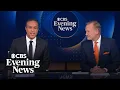 John Dickerson and Maurice DuBois sign off after their last CBS Evening News broadcast