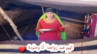 عيد زواج حاتم الطائي وماوية سامية جزائري وحسام تحسين بيك 