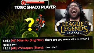 TOXICITY IN CLASSIC  LEAGUE OF LEGENDS