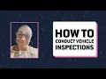 How To Conduct Vehicle Inspections