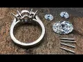 Download Lagu Membuat Cincin Berlian Platinum dengan Tangan – LUAR BIASA! | Cincin Pertunangan Kustom 3 Batu