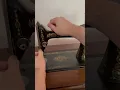 Testing an Antique Sewing Machine #shorts #sewing #vintage #vintagevibes #antique #sewingmachine