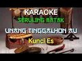 Lagu unang tinggalhon au || kunci es || karaoke seruling batak