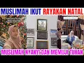 Lagu Wah😱😱 MUSLIMAH IKUT RAMAIKAN NATAL #reactiontiktok