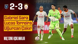 🎙️ Gabriel Sara, Uğurcan Çakır ve Lucas Torreira'dan maç sonu açıklamalar #İBFKvGS