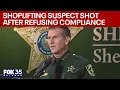 Live Orange County Sheriff John Mina Suspect shot after not following deputy orders