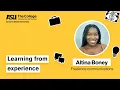 Sun Devil pride with Altina Boney Learning From Experience