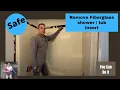 How to SAFELY remove a One-Piece Fiberglass Shower Tub