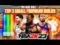 TOP 3 BEST SMALL FORWARD BUILDS ON NBA 2K23 CURRENT GEN THE MOST OVERPOWERED SMALL FORWARD BUILDS