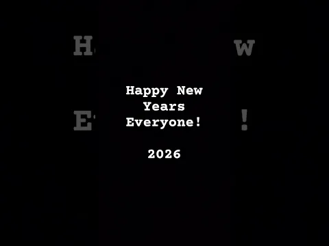Happy New Years Everyone! 2026 :v #2025 #newyear #2026