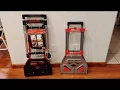 Milwaukee Dolly Cart Destroyed SMH So I purchased the new improved one MILWAUKEE DC73333