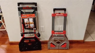 Milwaukee Dolly Cart Destroyed SMH So I purchased the new improved one MILWAUKEE DC73333