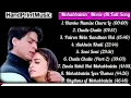 Lagu MOHABATAIN MOVIE - ALL SONG KUMPULAN LAGU INDIA ROMANTIS 🌹 SYARUKH KAN 🎶🎧
