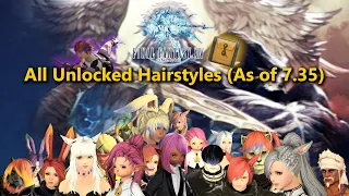 FFXIV All Unlockable Hairstyles In The Game As Of 7 35