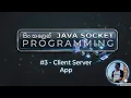 Socket Programming in Sinhala 3 - Client Server App