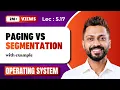 L-5 17 Segmentation Vs Paging Segmentation Working Operating system