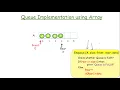 Queue Introduction Implementation using Array and Linked List