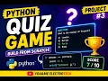 Python Level-Up Journey Coding a Quiz Game from Scratch