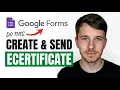 How to Create and Send E-Certificate in Google Forms 2026 Quick Guide