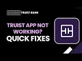 Truist App Not Working Quick Fixes on iPhone Android 2025 Tutorial