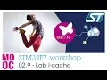 STM32F7 workshop 02 9 Cortex M7 core - Hands-on instruction cache