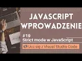 Ucz sie z VSCode Wprowadzenie do JavaScript strict mode w JavaScript
